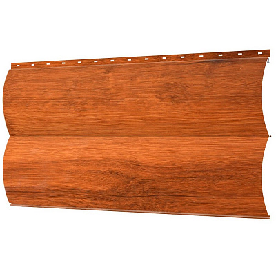 Сайдинг металлический Блок-Хаус под бревно дерево Кедр 3D Темный SteelArt фото Центр Металлокровли Сайдинг металлический Блок-Хаус под бревно дерево Кедр 3D Темный SteelArt фото Центр Металлокровли