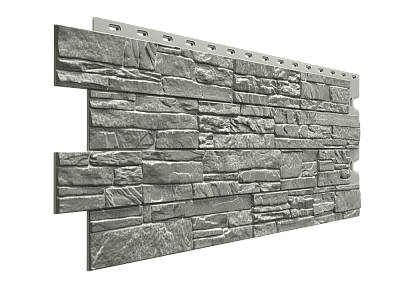 Фасадная панель Деке STEIN Базальт 1196х426,  0,44м2 (10 шт в упак.) фото Центр Металлокровли Фасадная панель Деке STEIN Базальт 1196х426,  0,44м2 (10 шт в упак.) фото Центр Металлокровли