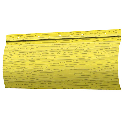 Сайдинг металлический (металлосайдинг) царьсайдинг Бревно Рубленое 4Д RAL1018 Желтый для фасада Сайдинг металлический (металлосайдинг) царьсайдинг Бревно Рубленое 4Д RAL1018 Желтый для фасада