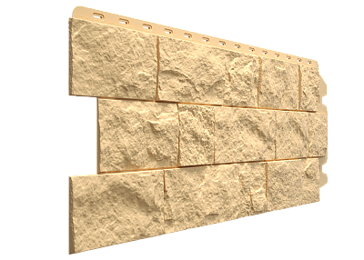 Фасадная панель Деке FELS Слоновая Кость 1052х425, 0,45м2 (10 шт в упак.) фото Центр Металлокровли