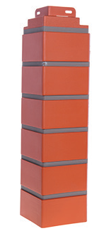 Угол наружный Облицовочный кирпич Керамический 485*119 фото Центр Металлокровли