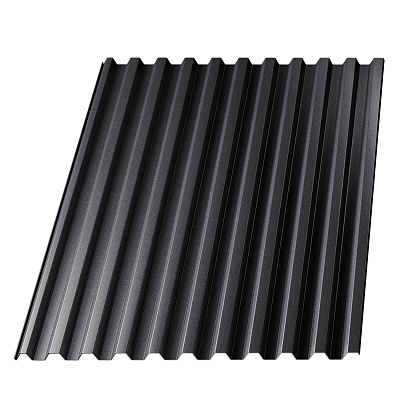 Профнастил С-21 RAL 7024 Серый Графит Стальной Бархат 0.50 мм ГОСТ Профнастил С-21 RAL 7024 Серый Графит Стальной Бархат 0.50 мм ГОСТ