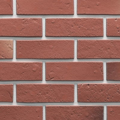 Фасадная панель Деке кирпич натуральный BERG Рубиновый 0.44м2 фото Центр Металлокровли