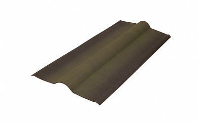Конёк элемент Черепица Ондулин зеленый дл.1м (раб.85 см) фото Центр Металлокровли Конёк элемент Черепица Ондулин зеленый дл.1м (раб.85 см) фото Центр Металлокровли