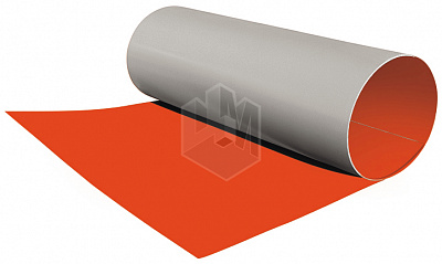 Гладкий плоский лист рулонной стали RAL 2004 Апельсин ш1.25 0,45мм