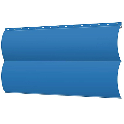 Сайдинг металлический Блок-Хаус под бревно RAL5015 Небесно-Голубой фото Центр Металлокровли Сайдинг металлический Блок-Хаус под бревно RAL5015 Небесно-Голубой фото Центр Металлокровли