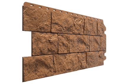 Фасадная панель Деке FELS Терракотовый 1052х425, 0,45м2 (10 шт в упак.) фото Центр Металлокровли