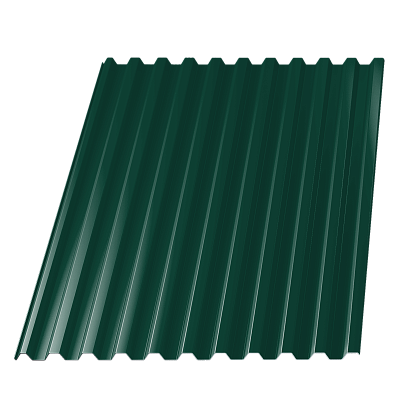 Профнастил С-21 RAL6005 Зеленый Мох ш1.07м т0.50мм ГОСТ Профнастил С-21 RAL6005 Зеленый Мох ш1.07м т0.50мм ГОСТ