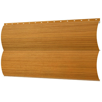 Сайдинг металлический Блок-Хаус под бревно дерево Тик Printech Корея фото Центр Металлокровли Сайдинг металлический Блок-Хаус под бревно дерево Тик Printech Корея фото Центр Металлокровли