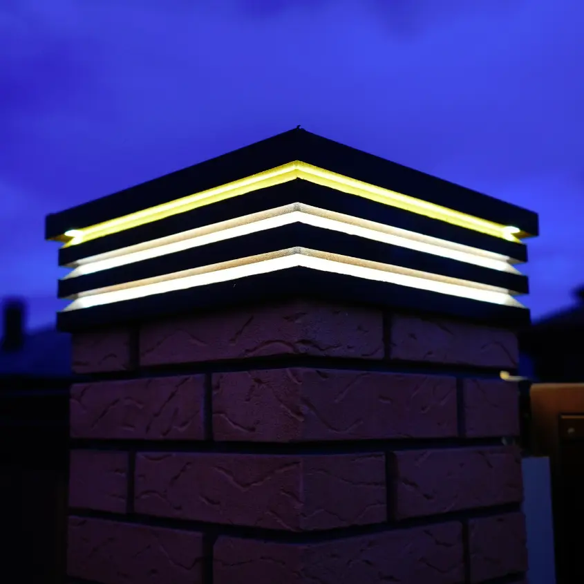 Фото 4 колпак Bona ХайТек Коричневый с подсветкой из неона