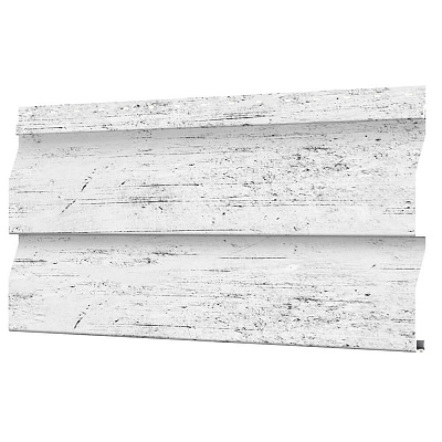 Сайдинг металлический (металлосайдинг) Корабельная доска Printech Беленый Дуб