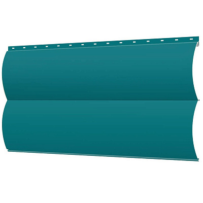 Сайдинг металлический Блок-Хаус под бревно RAL5021 Морская Волна фото Центр Металлокровли Сайдинг металлический Блок-Хаус под бревно RAL5021 Морская Волна фото Центр Металлокровли