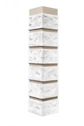 Угол наружный Кирпич мелованный белый 470*115 фото Центр Металлокровли