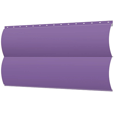 Сайдинг металлический Блок-Хаус под бревно RAL4005 Сиреневый фото Центр Металлокровли Сайдинг металлический Блок-Хаус под бревно RAL4005 Сиреневый фото Центр Металлокровли