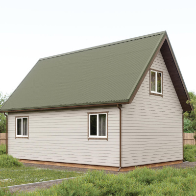 Лист Ондулин СМАРТ цвет зеленый на крыше дома фото2 Лист Ондулин СМАРТ цвет зеленый на крыше дома фото2