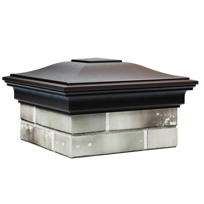 Колпак на столб забора MONBLAN Коричневый 1,5х1,5 кирпича размер под посадку 385х385мм фото 1 Колпак на столб забора MONBLAN Коричневый 1,5х1,5 кирпича размер под посадку 385х385мм фото 1