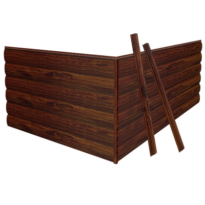 Фото сайдинга металлического (металлосайдинга) Бревно Рубленое 4Д под бревно дерево Каштан покрытие Printech для фасада дома Фото сайдинга металлического (металлосайдинга) Бревно Рубленое 4Д под бревно дерево Каштан покрытие Printech для фасада дома