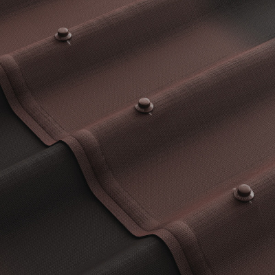 Черепица Ондулин цвет коричневый крепление на кровле Черепица Ондулин цвет коричневый крепление на кровле