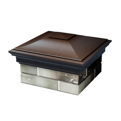 Колпак на столб забора MONBLAN Коричневый 1,5х1,5 еврокирпича размер под посадку 355х355мм 2 Колпак на столб забора MONBLAN Коричневый 1,5х1,5 еврокирпича размер под посадку 355х355мм 2