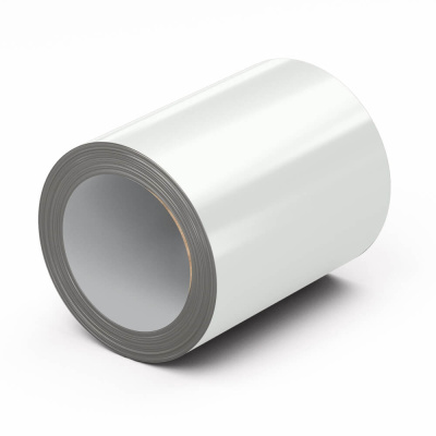 Рулон стали полиэстер RAL9003 Белый Пломбир 0.45х1250мм открытый Рулон стали полиэстер RAL9003 Белый Пломбир 0.45х1250мм открытый