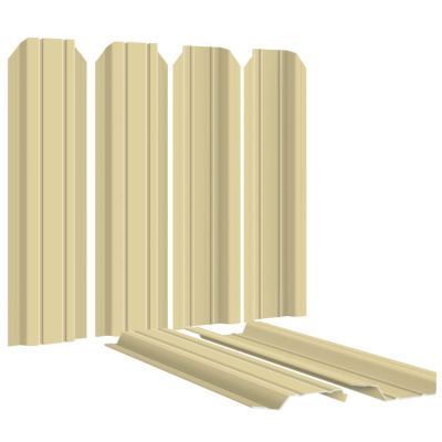 Штакетник (евроштакетник) Узкий RAL1014-1014 Бежевый двусторонний Штакетник (евроштакетник) Узкий RAL1014-1014 Бежевый двусторонний