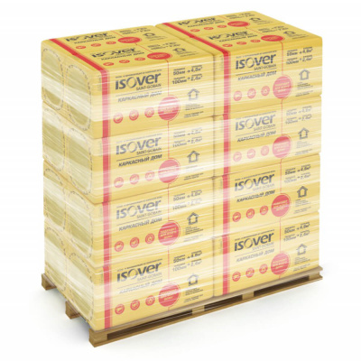 Утеплитель ИЗОВЕР Каркасный Дом 50х600х1000мм 8шт 4,8м2 0,24м3 упаковка Утеплитель ИЗОВЕР Каркасный Дом 50х600х1000мм 8шт 4,8м2 0,24м3 упаковка
