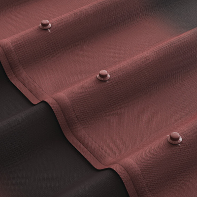 Черепица Ондулин цвет красный крепление на кровле Черепица Ондулин цвет красный крепление на кровле