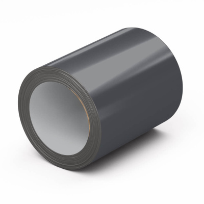 Рулон стали полиэстер RAL7024 Серый Графит 0.45х1250мм открытый Рулон стали полиэстер RAL7024 Серый Графит 0.45х1250мм открытый