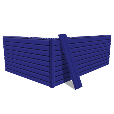 Фото сайдинга металлического (металлосайдинга) Корабельная доска RAL5002 Синий ультрамарин для фасада дома Фото сайдинга металлического (металлосайдинга) Корабельная доска RAL5002 Синий ультрамарин для фасада дома