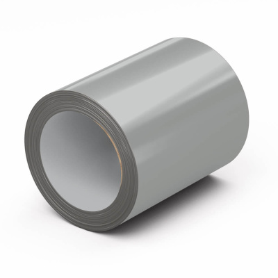 Рулон стали полиэстер RAL9006 Серебро 0.45х1250мм открытый Рулон стали полиэстер RAL9006 Серебро 0.45х1250мм открытый
