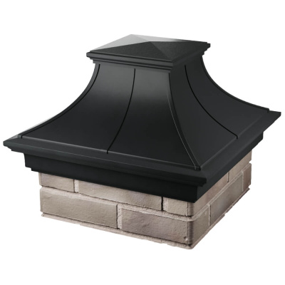 Колпак на столб забора MONBLAN PREMIUM Черный 1,5х1,5 кирпича 4 Колпак на столб забора MONBLAN PREMIUM Черный 1,5х1,5 кирпича 4