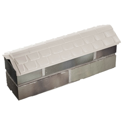 Парапет Elbrus Бежевый на 0.5 кирпича 130мм фото 4