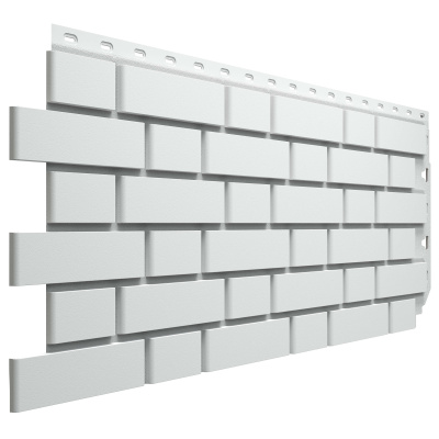 Фасадная панель Деке кирпич гладкий FLEMISH Белый 0.46м2 Фасадная панель Деке кирпич гладкий FLEMISH Белый 0.46м2