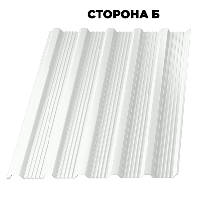 Профнастил НС-21 RAL9003/9003 Белый 0,45мм двусторонний Профнастил НС-21 RAL9003/9003 Белый 0,45мм двусторонний
