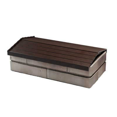 Парапет ZKING BONA ХАЙ-ТЕК 290х510х60мм Коричневый с посадкой на 1 кирпич 200-225-255мм фото 2 Парапет ZKING BONA ХАЙ-ТЕК 290х510х60мм Коричневый с посадкой на 1 кирпич 200-225-255мм фото 2