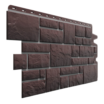 Фасадная панель Деке камень BURG Земляной 0.42м2